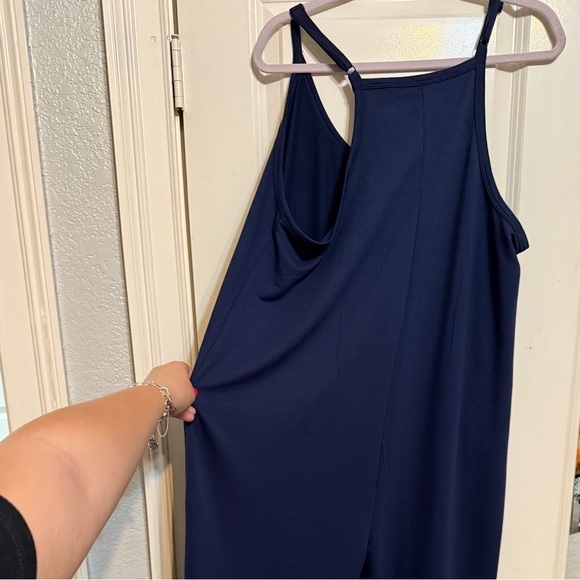 Sincerely Jules Deep Blue Jumpsuit - Picture 2 of 3